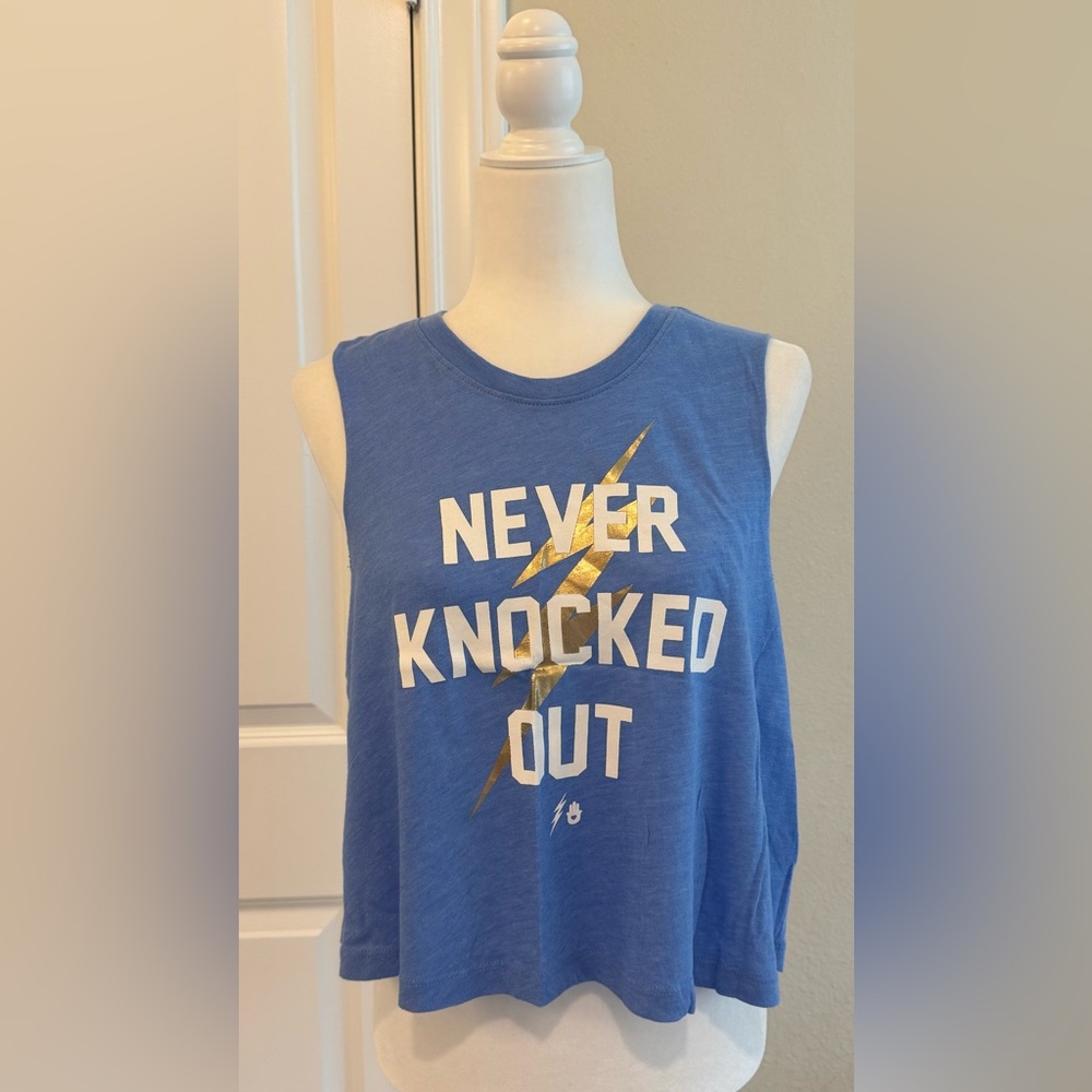 Spiritual Gangster Never Knocked Out Crop Tank - Picture 2 of 6